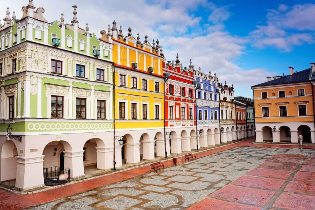 Fototapeta Kamienice w Zamościu
