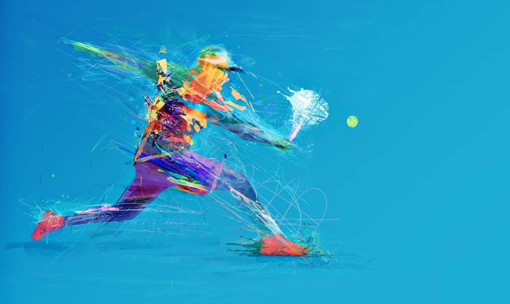 Fototapeta Abstrakcyjny Tenis