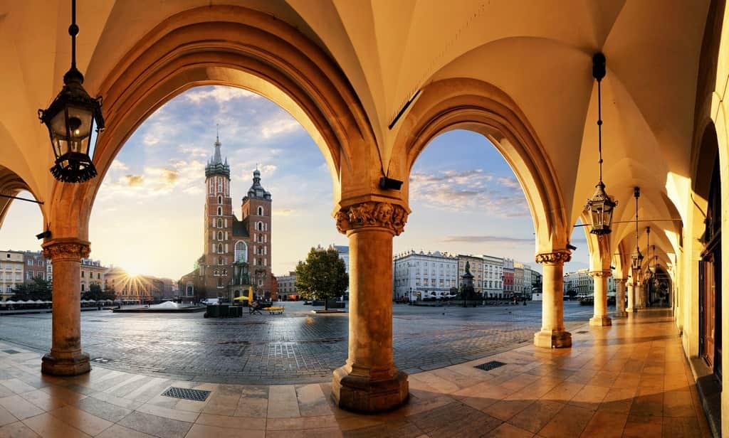 Fototapeta Kraków o Zachodzie
