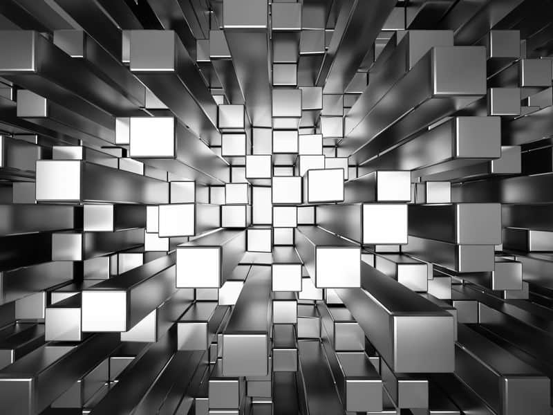 Fototapeta Stalowa 3D