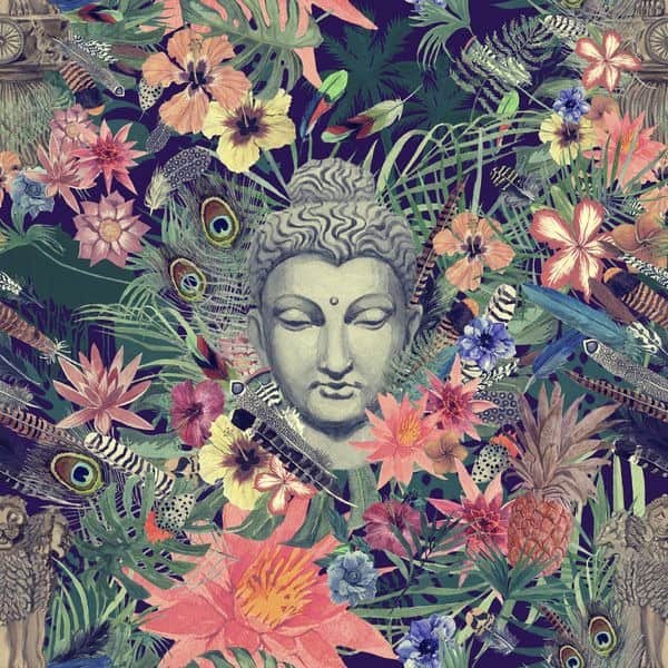 Fototapeta Budda w Kwiatach