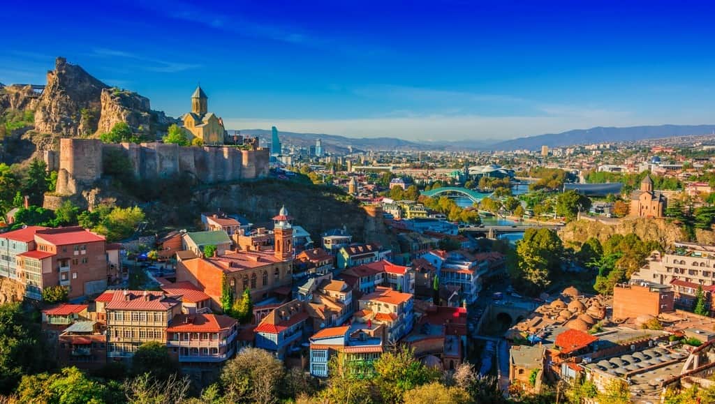 Fototapeta Panoramiczny Widok Gruzji