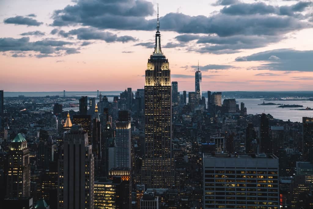 Fototapeta Dachy Manhattanu
