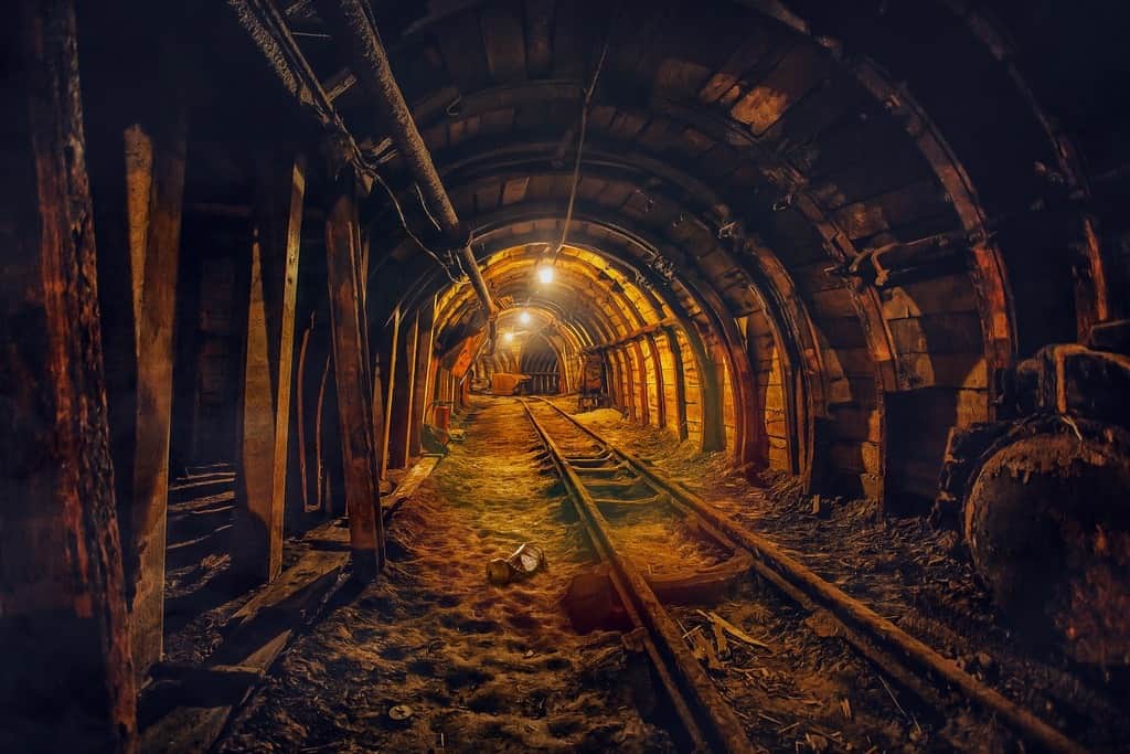 Fototapeta Tunel Górniczy