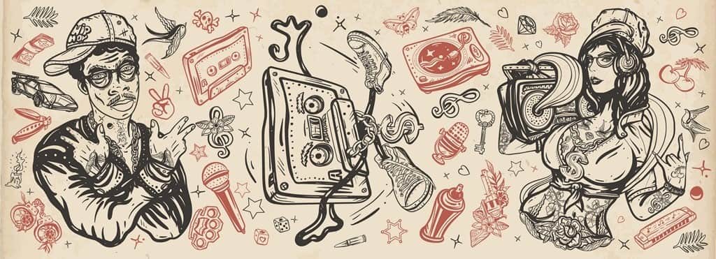 Fototapeta Muzyka hip-hop