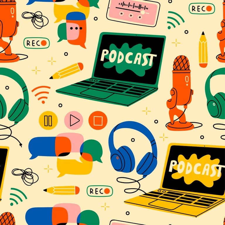 Fototapeta Kolory Podcastu