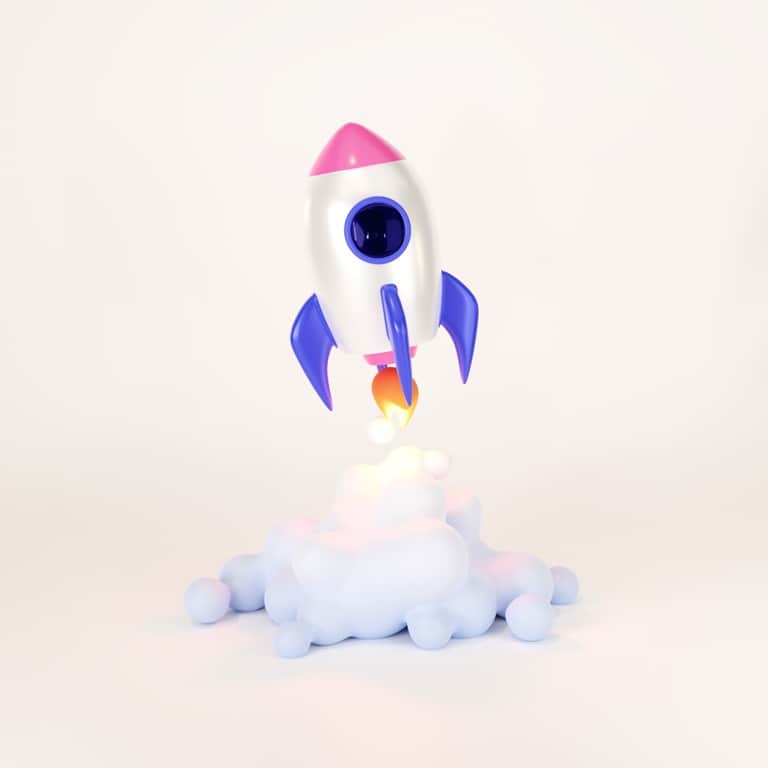 Fototapeta Startująca Rakieta