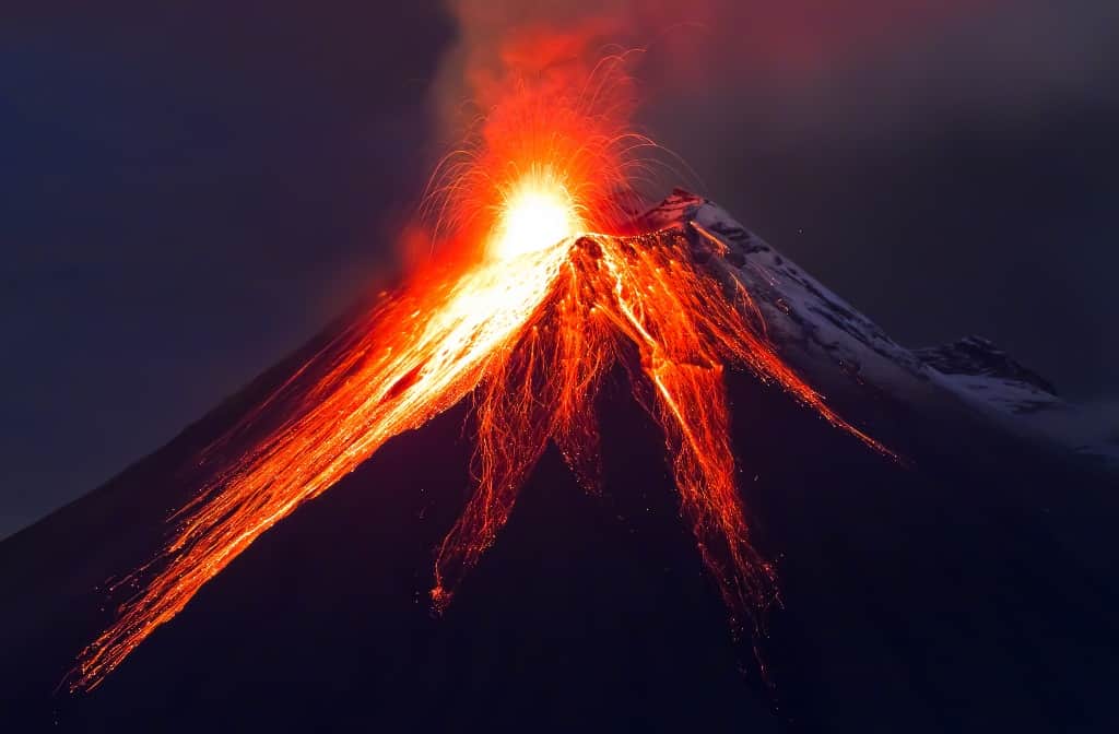 Fototapeta Erupcja Wulkanu