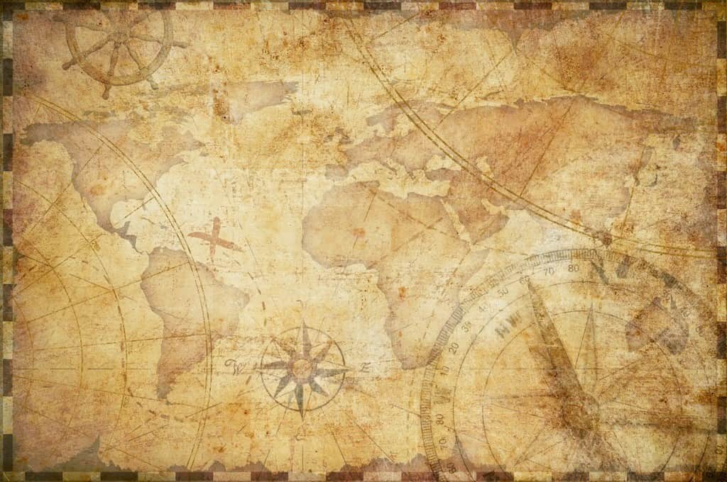 Fototapeta Historyczna Mapa