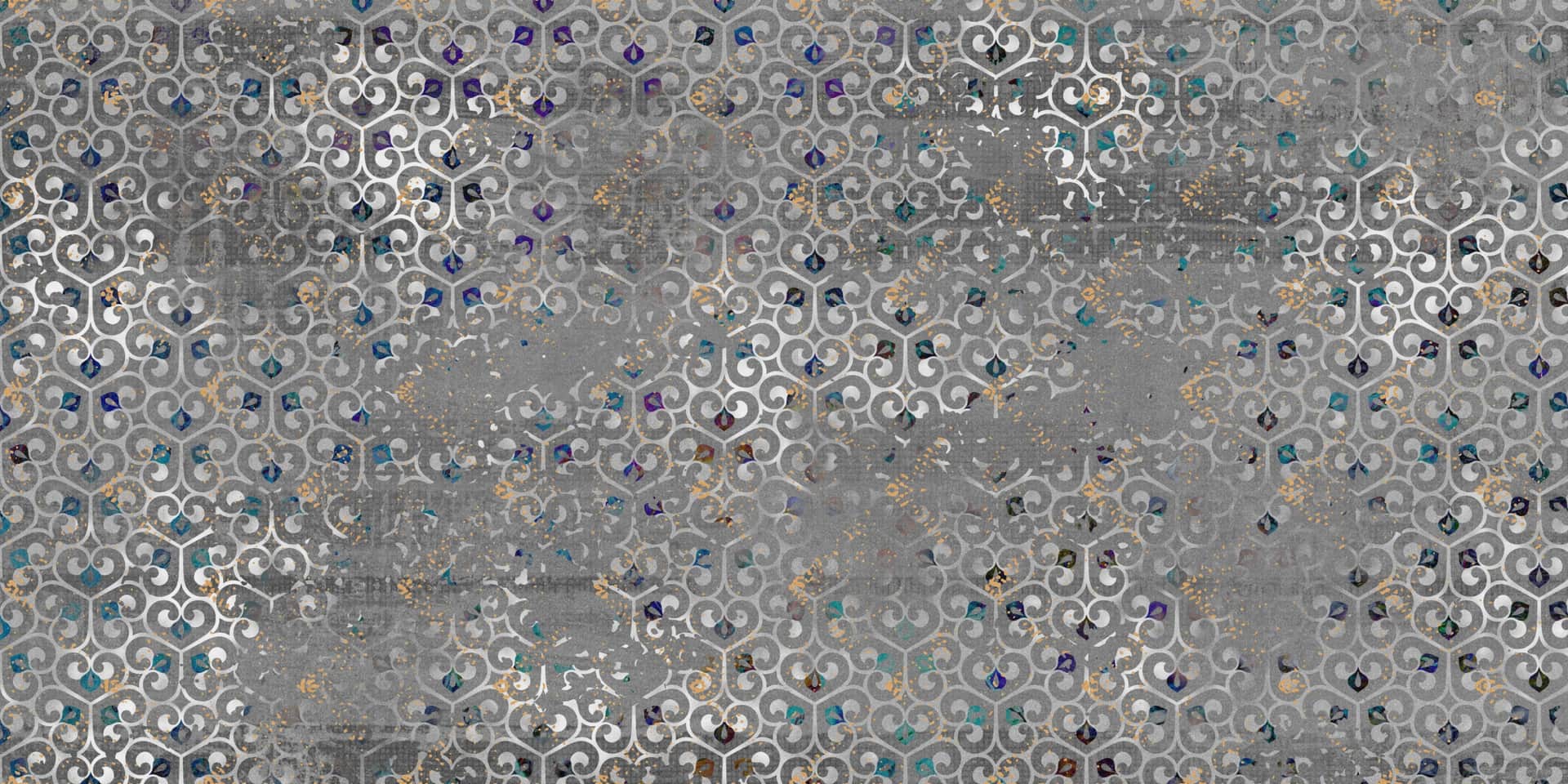 Fototapeta Szara Mandala