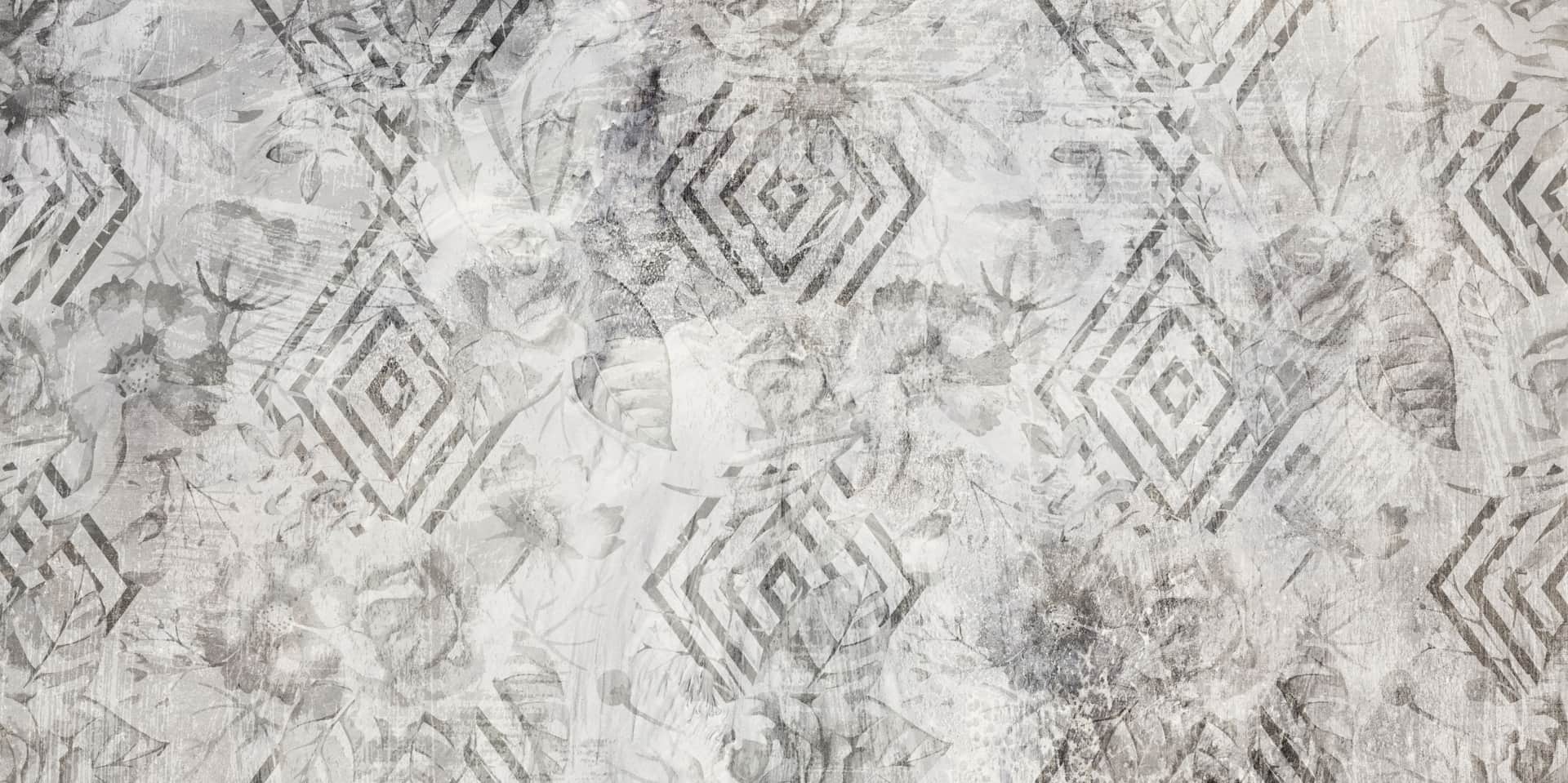Fototapeta Geometria I Kwiaty