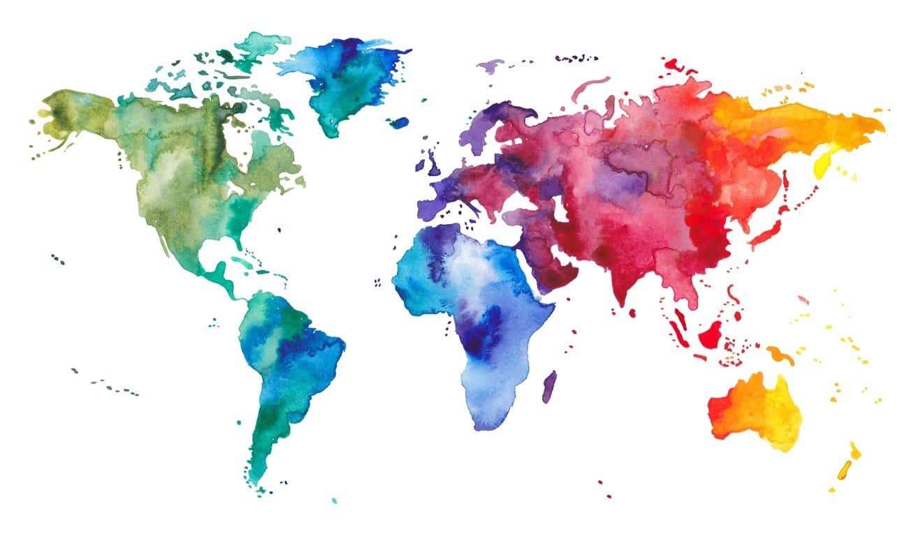 Fototapeta Mapa Świata