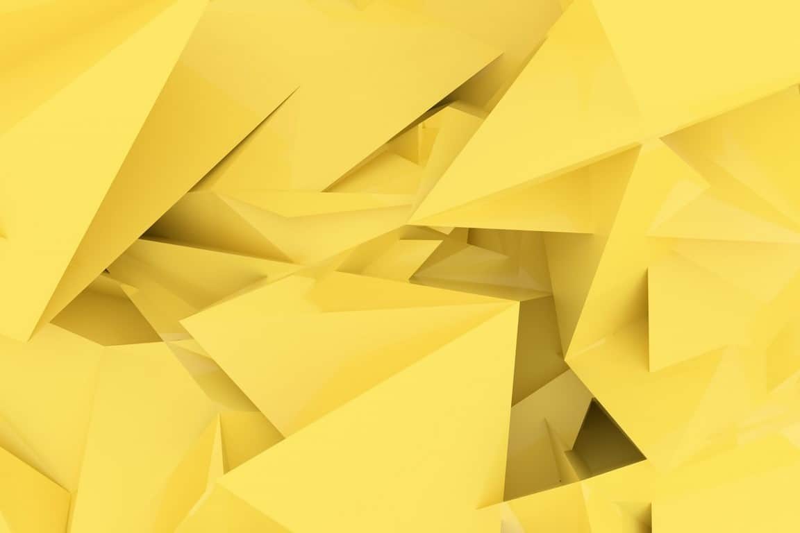 Fototapeta Żółta Geometria