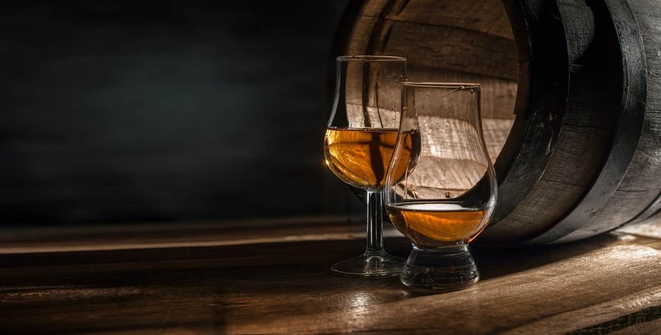 Fototapeta Szklanki z Whisky