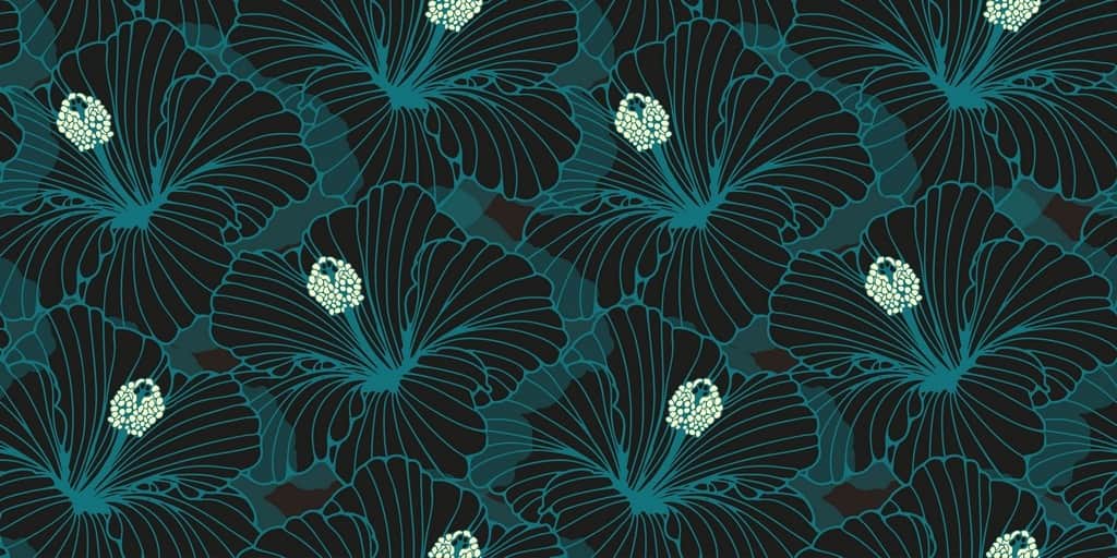 Fototapeta Ciemny Hibiskus