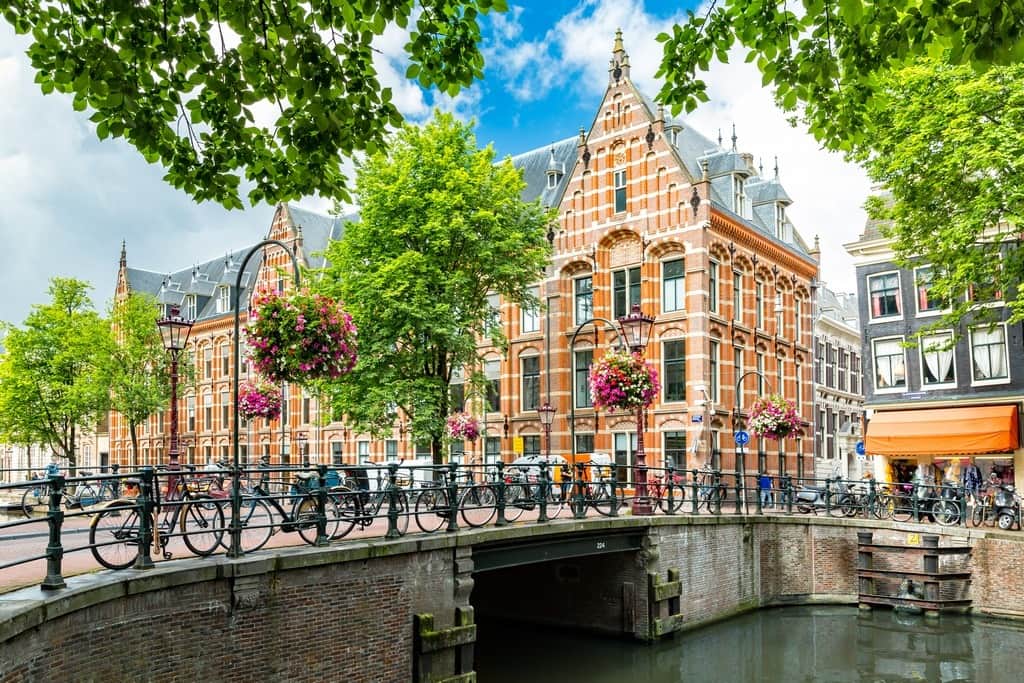 Fototapeta Most w Amsterdamie