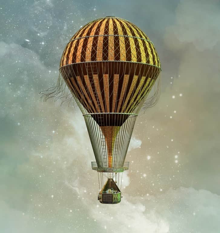 Fototapeta Lecący Balon