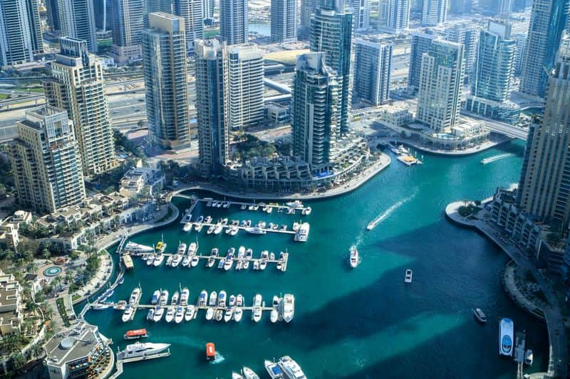 Fototapeta Widok na Dubaj