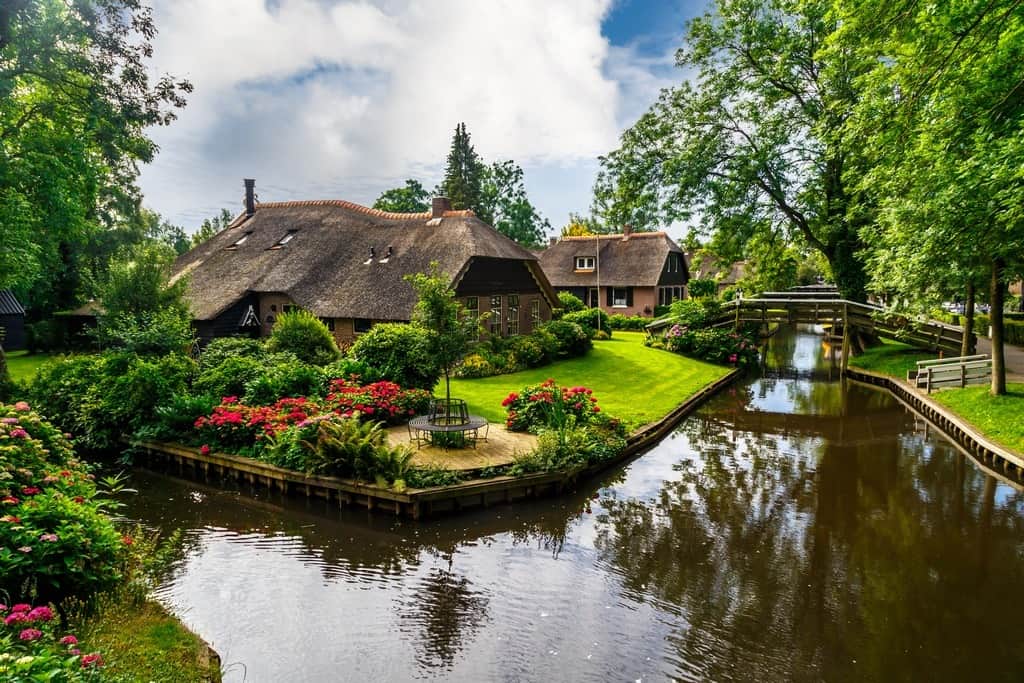 Fototapeta Wioska w Giethoorn