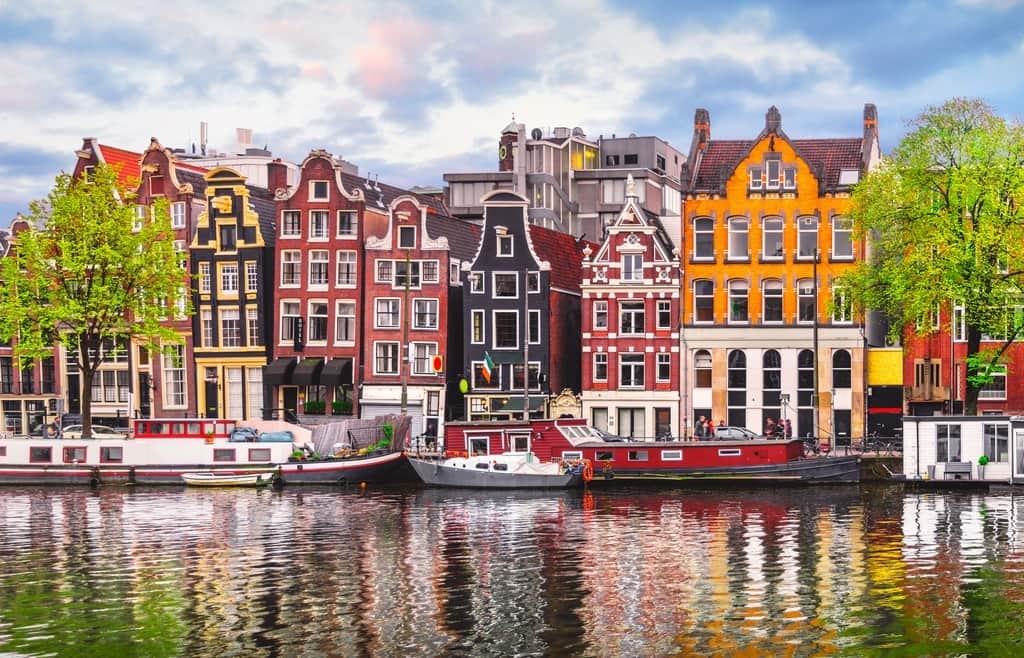 Fototapeta Uliczka w Amsterdamie