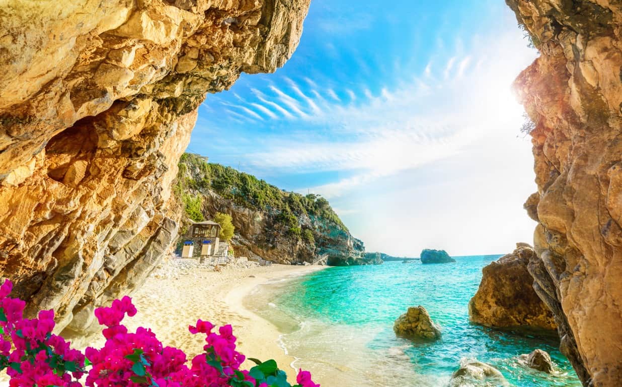 Fototapeta Ukryta Plaża