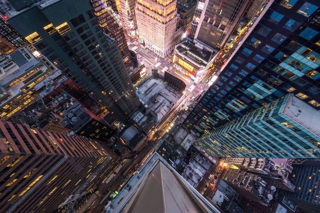 Fototapeta Manhattan z Góry