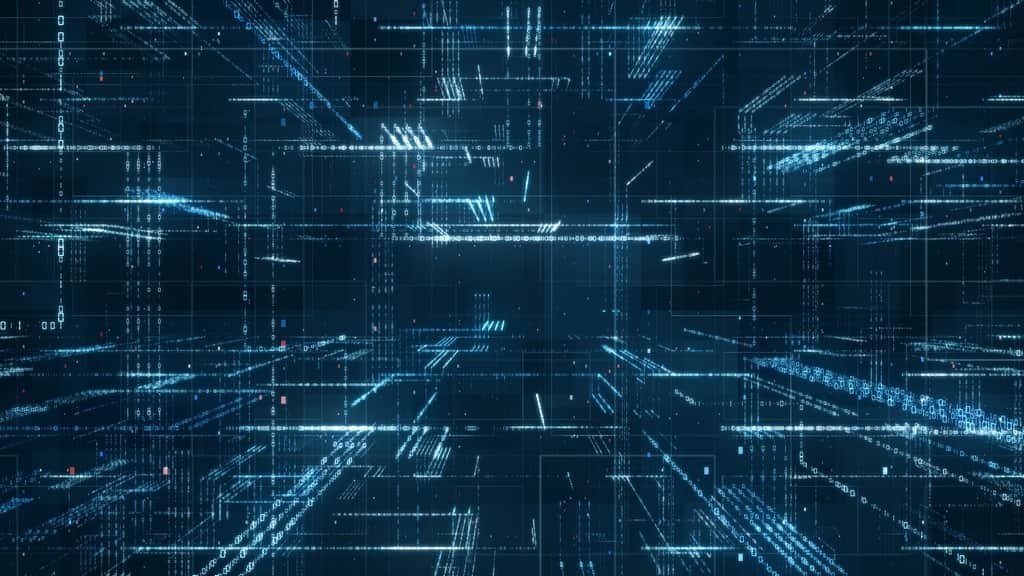 Fototapeta Niebieska Technologia