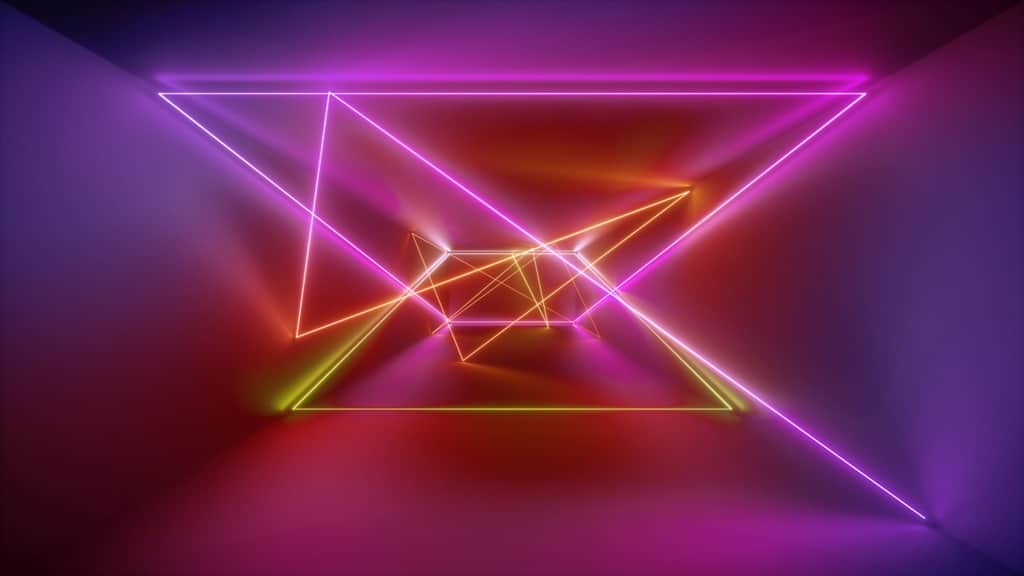 Fototapeta Liniowy Neon