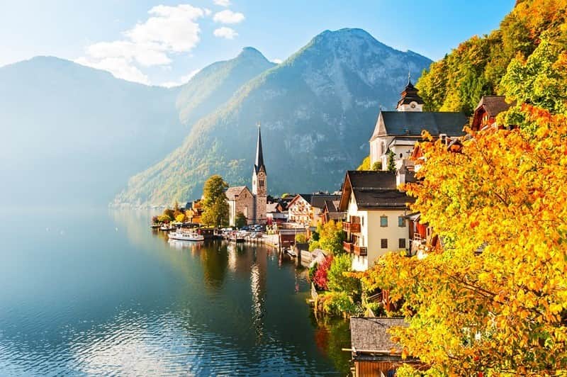 Fototapeta Wioska Hallstatt