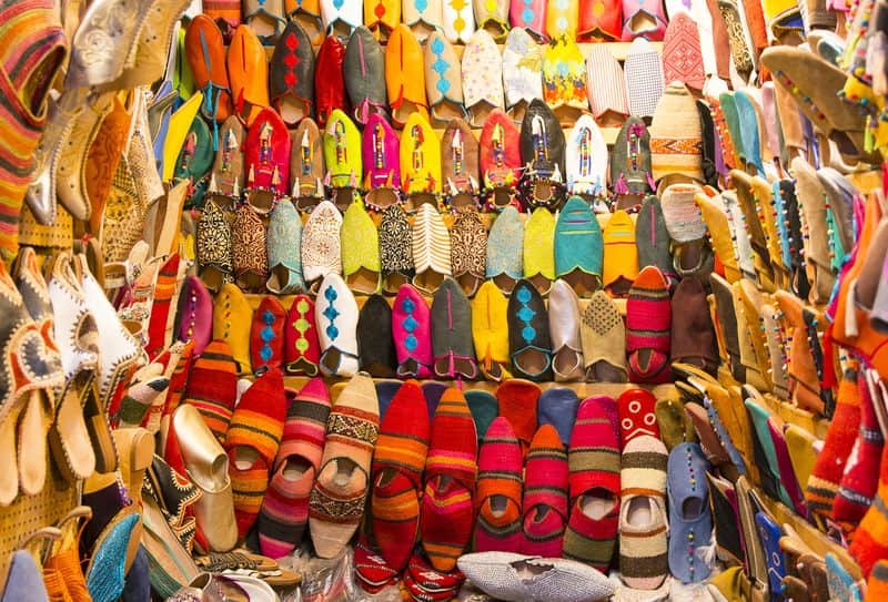 Fototapeta Buty z Maroko