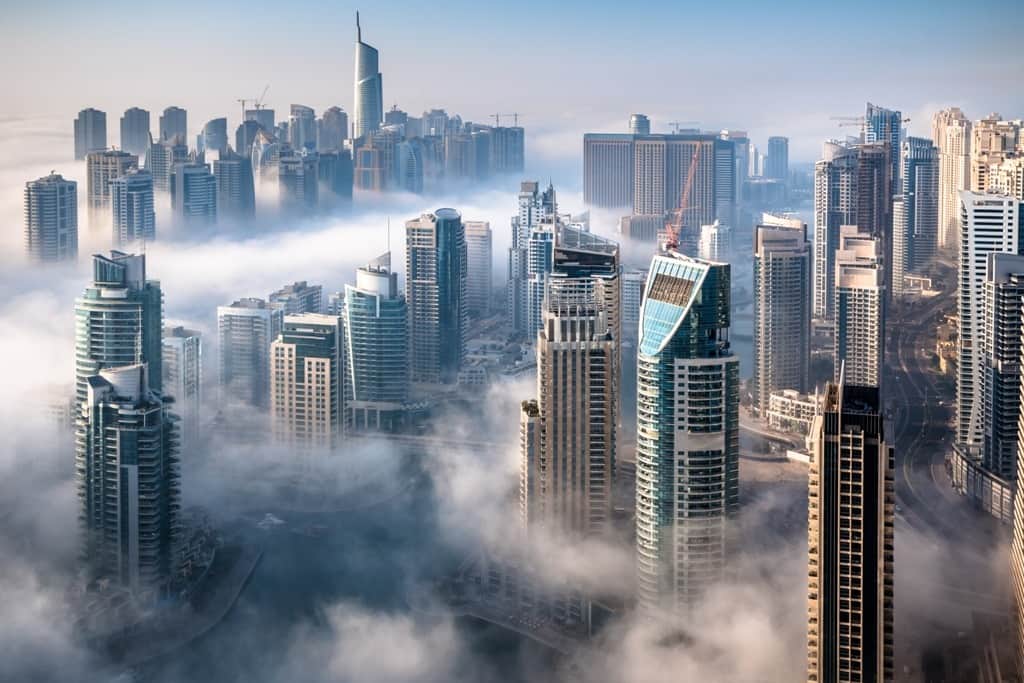 Fototapeta Dachy Dubaju