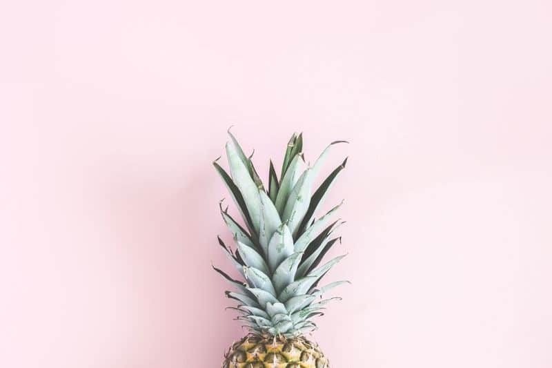 Fototapeta Ananas na Różu