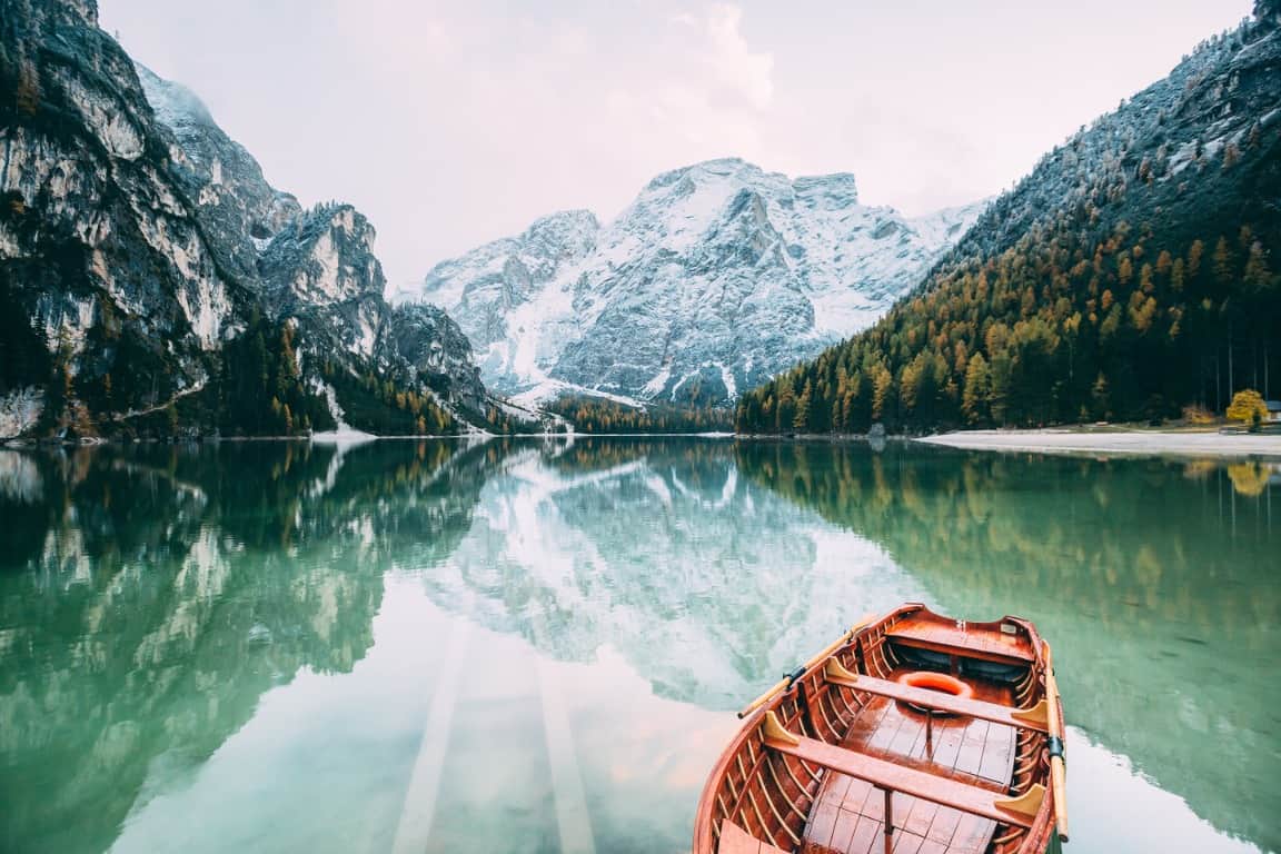 Fototapeta Alpejskie Jezioro