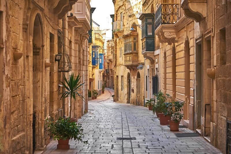 Fototapeta Uliczka Malta
