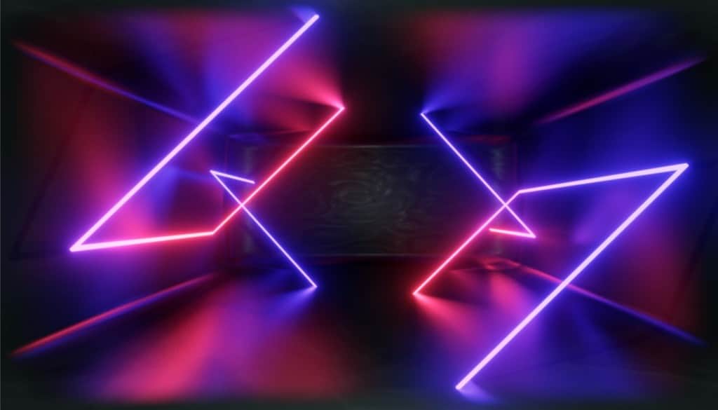 Fototapeta Neonowe Lasery
