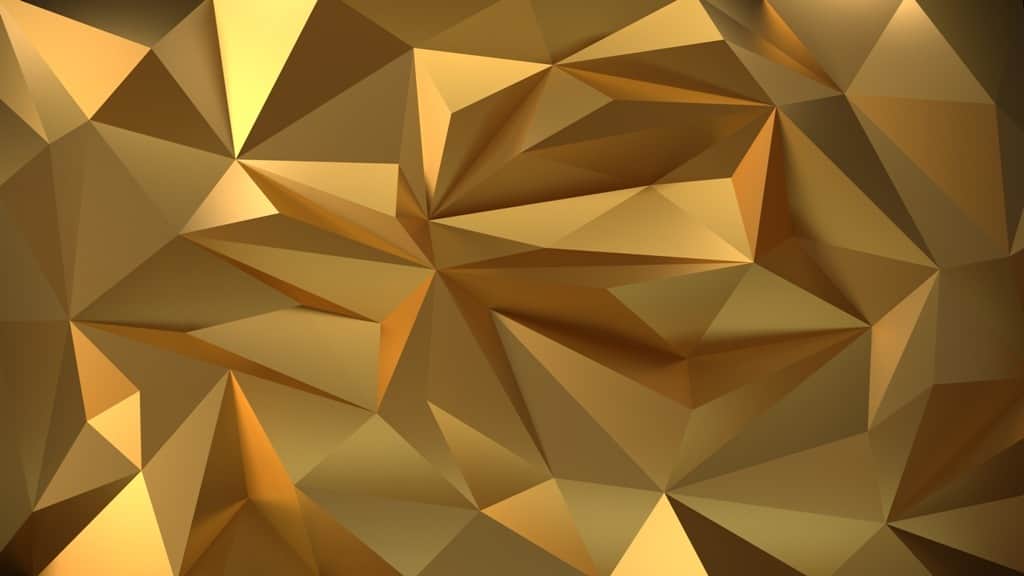 Fototapeta Złota Geometria