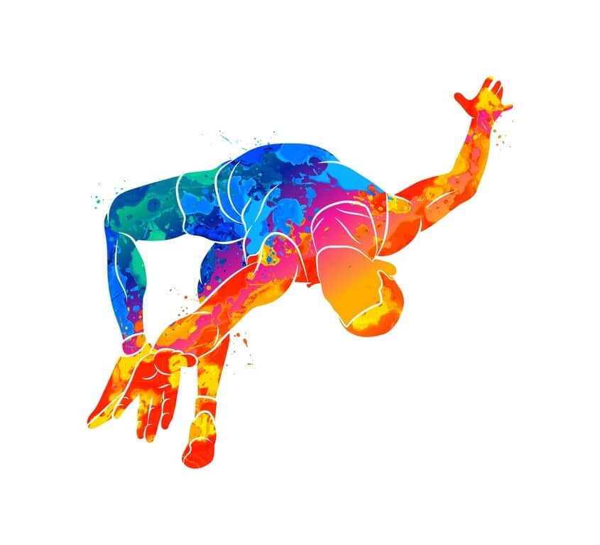 Fototapeta Atleta na Zawodach