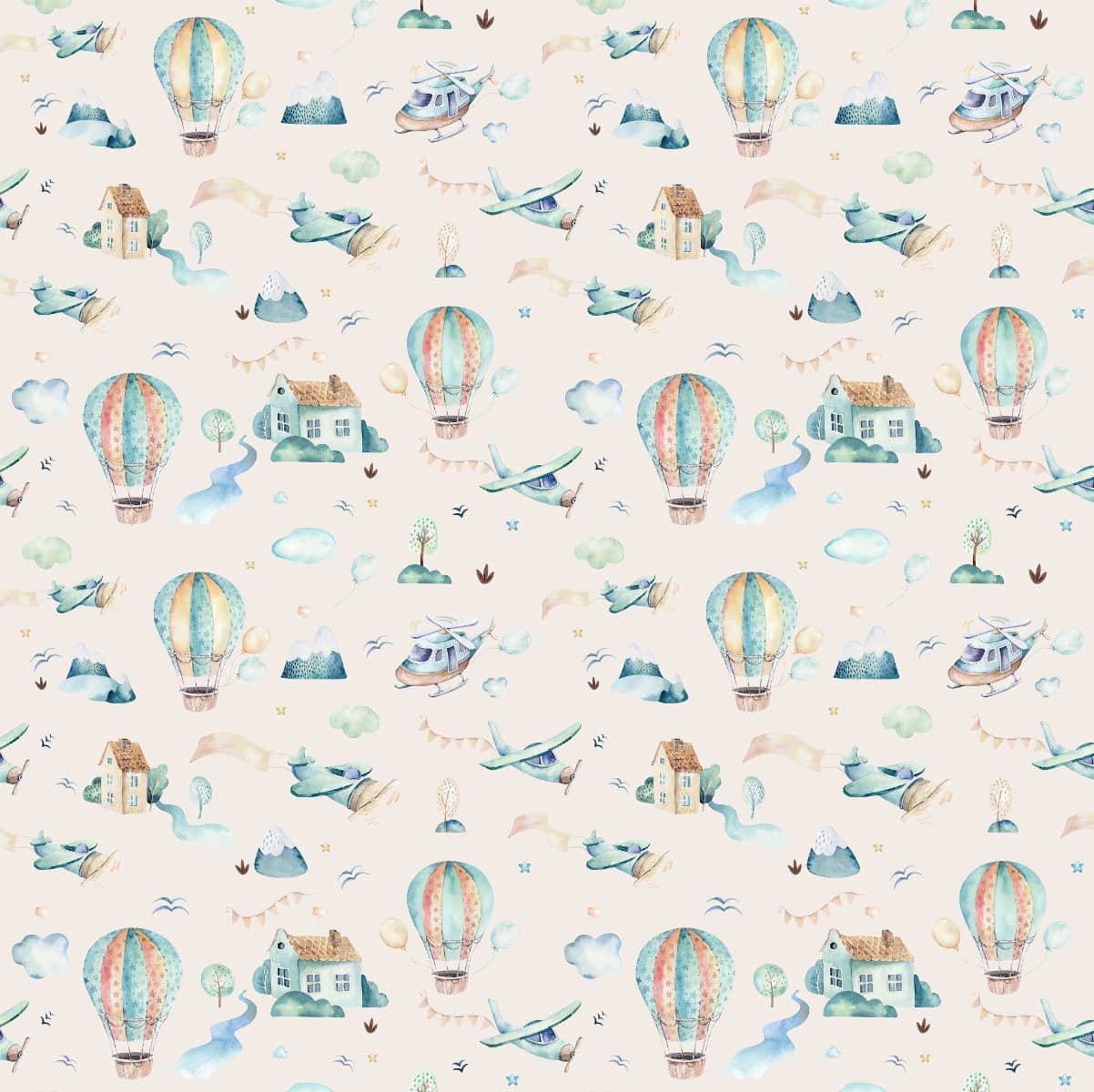 Fototapeta Balony i Samoloty