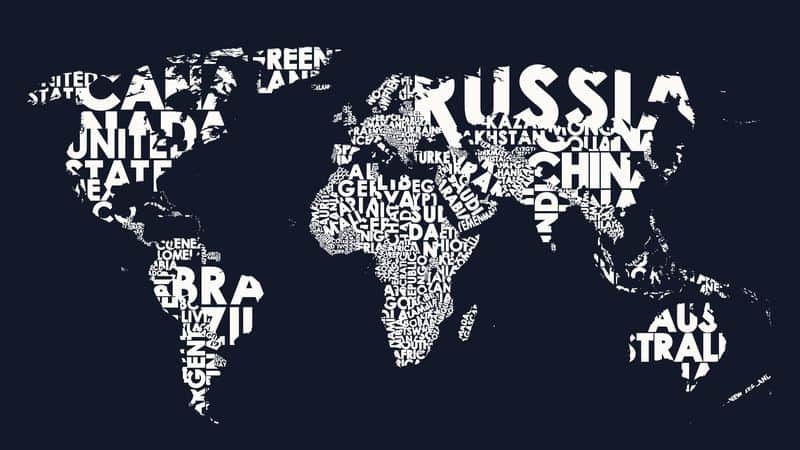 Fototapeta Mapa Świata