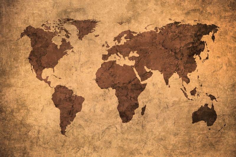 Fototapeta Mapa Świata
