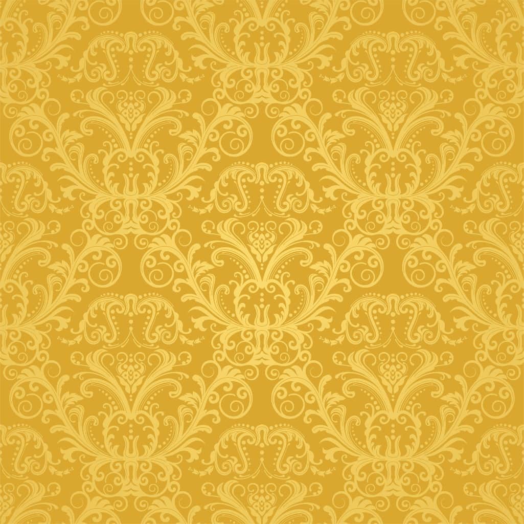 Fototapeta Żółty Wzór