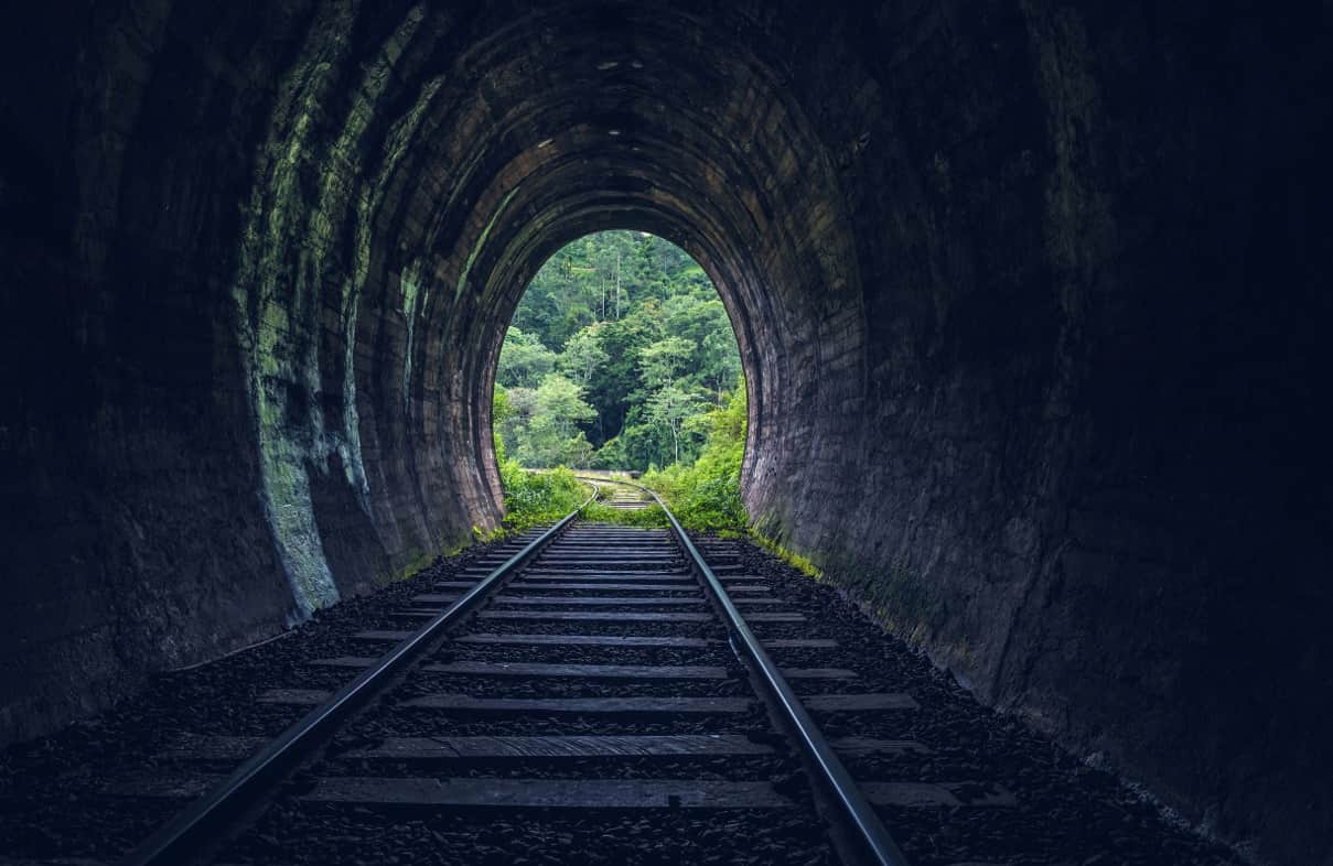 Fototapeta Tunel Kolejowy
