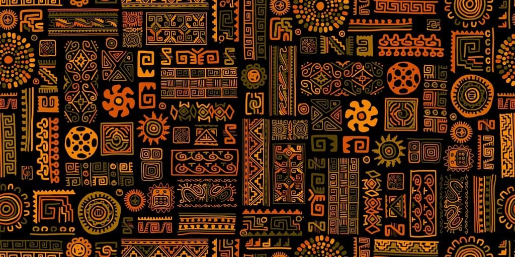 Fototapeta Etniczne Ornamenty