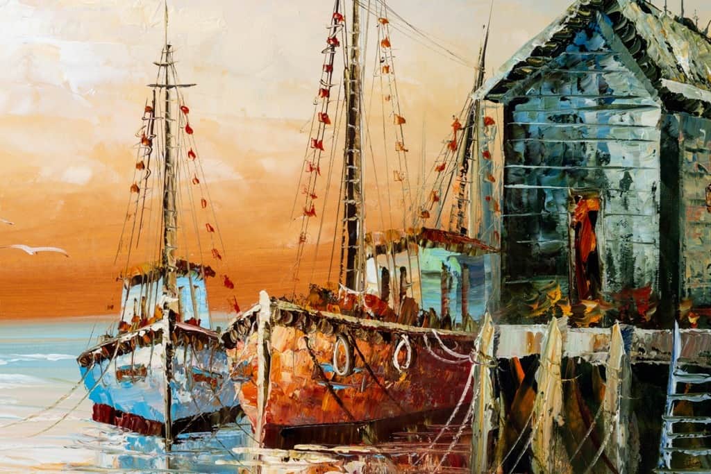Fototapeta Kolorowy Port