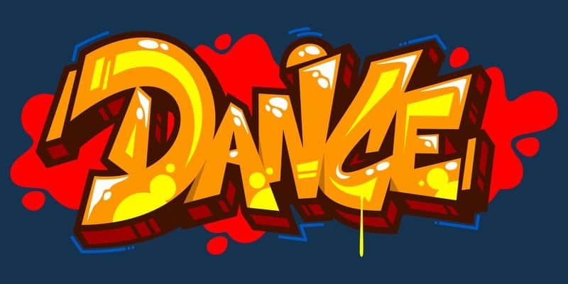 Fototapeta Graffitti Dance