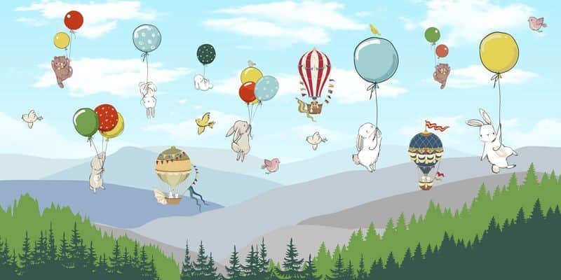 Fototapeta Dziecięca Balony