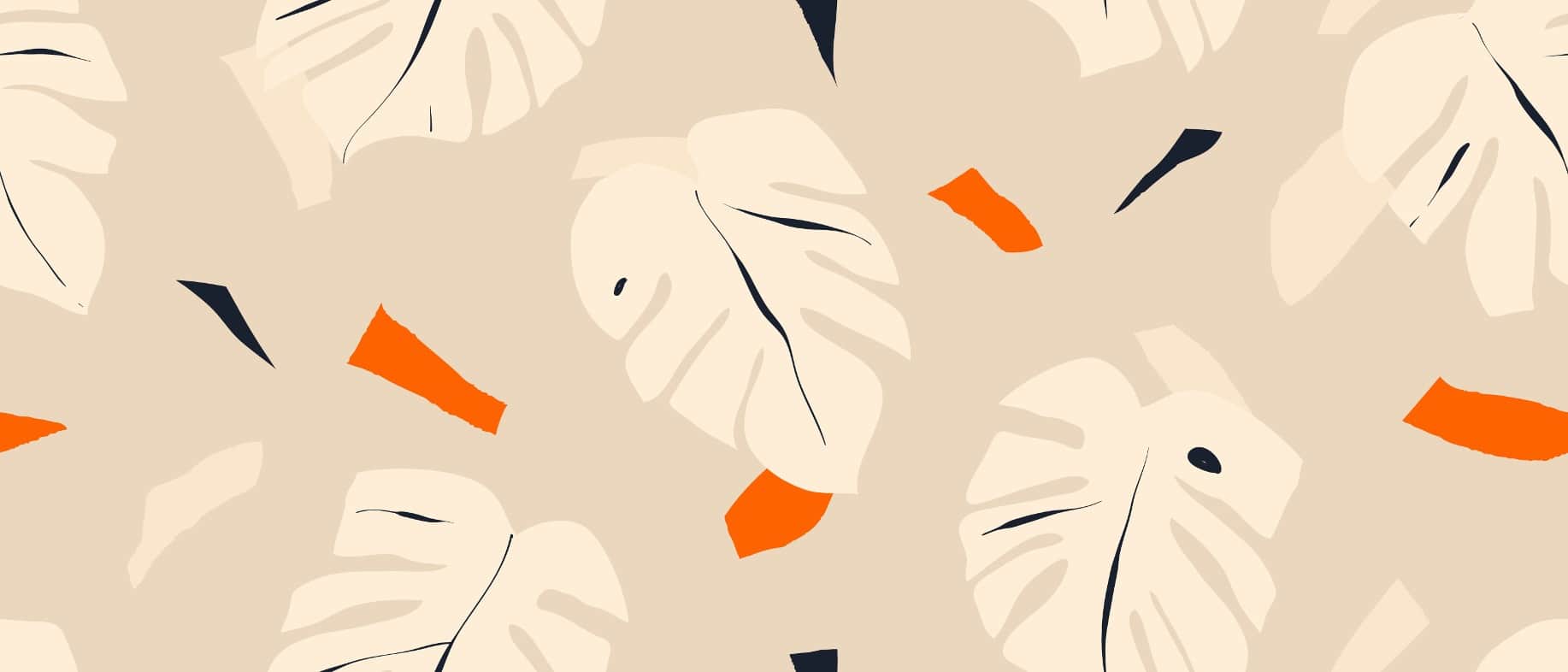 Fototapeta Różowa Monstera