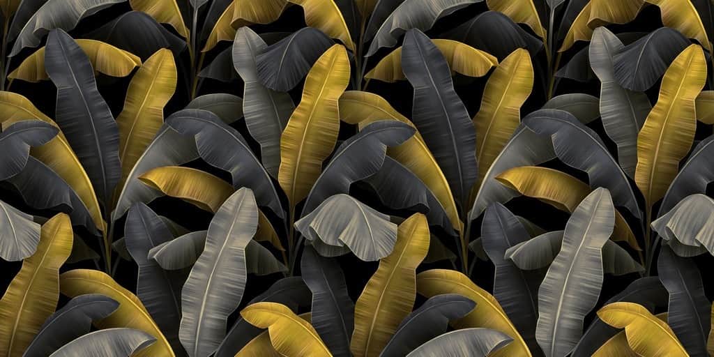 Fototapeta Żółte Liście Bananowca