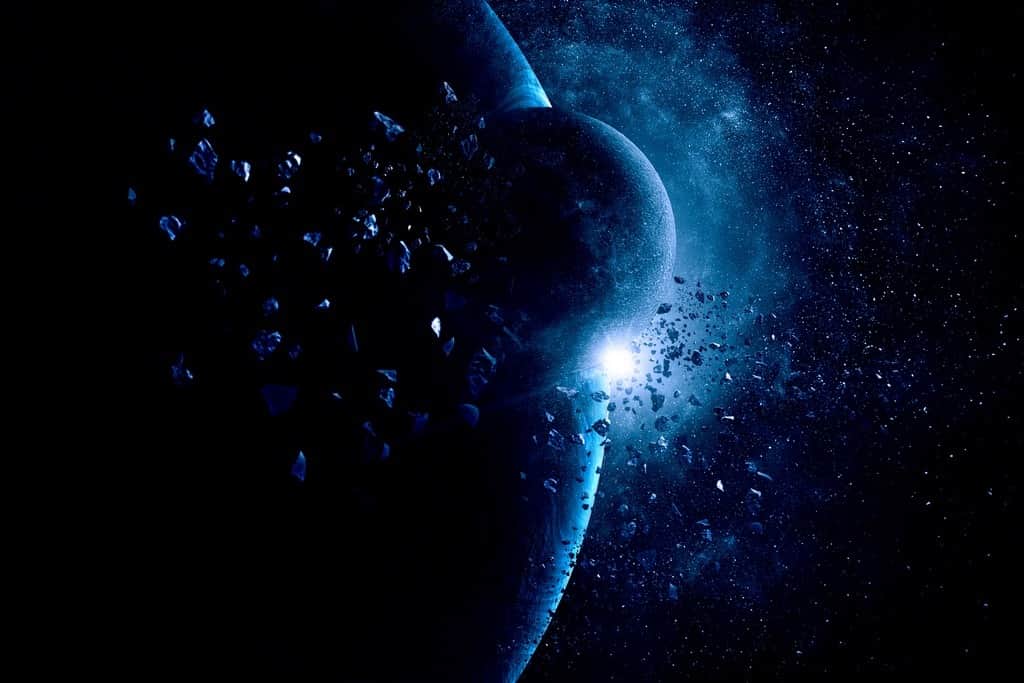 Fototapeta Zderzenie Planet