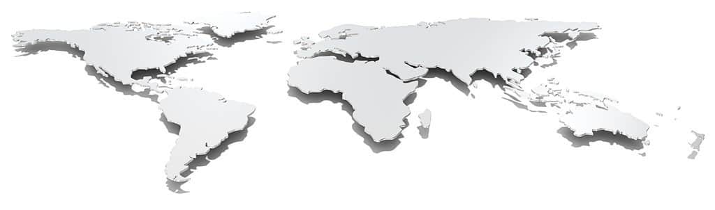 Fototapeta Mapa Świata 3D